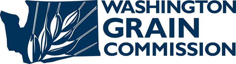 Washington Grain Commission logo with wheat illustration